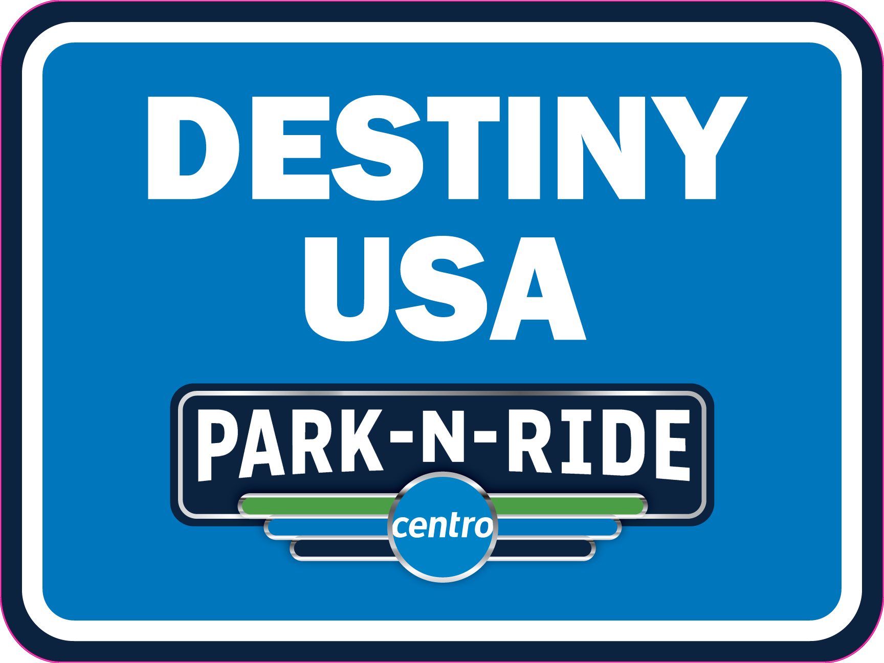 24Wx18H-Aluminum---DRIVER-SIGN---DESTINY-USA---NO-ARROW